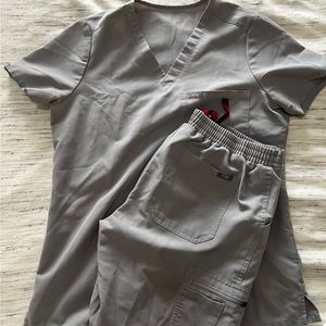 Cement Grey FIGS scrubs